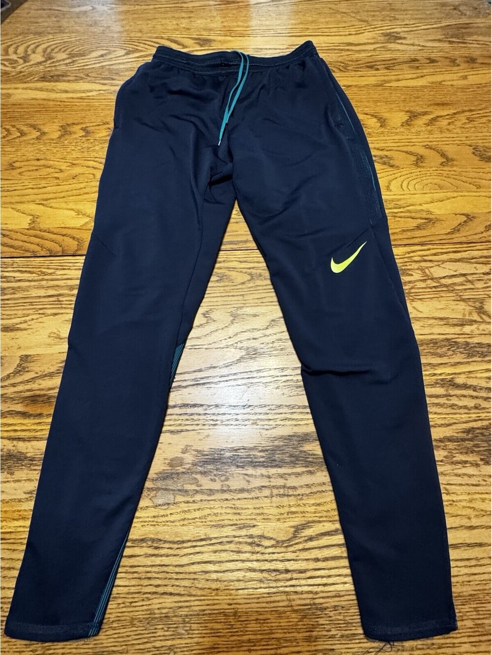 Nike Dri-FIT Mens S Strike Soccer Training Pants Navy Teal 714966-451